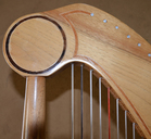 Detail der Harfe
